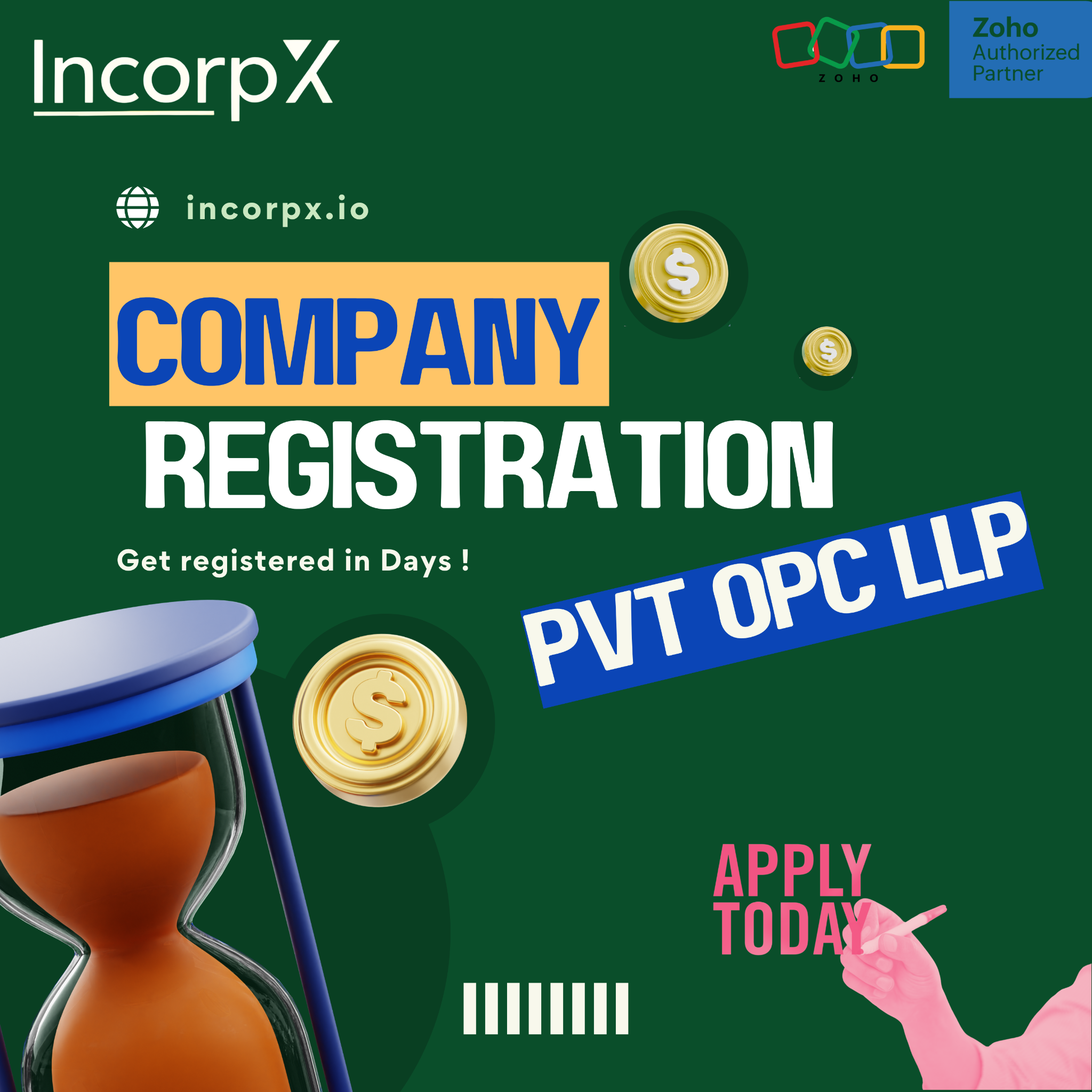 IncorpX Facebook ad