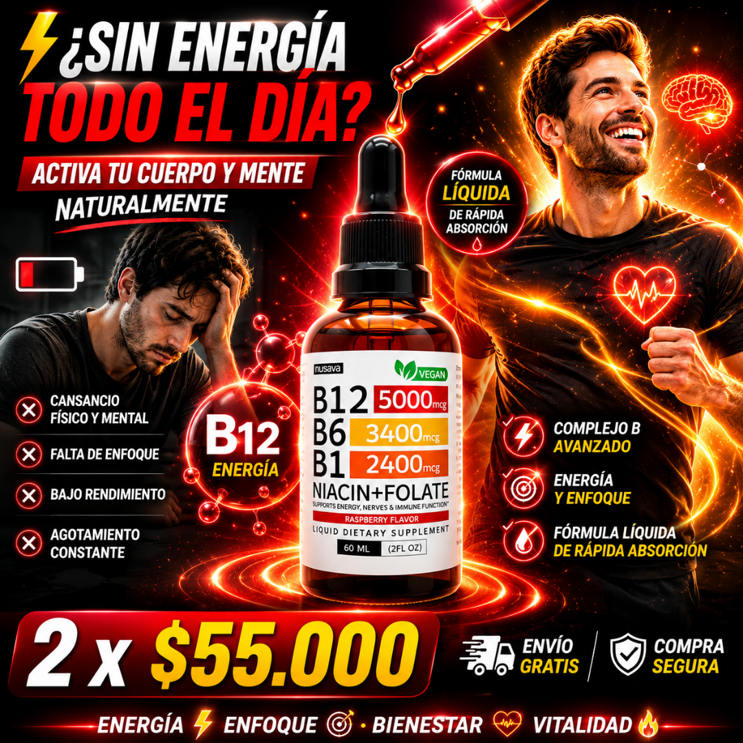 DropiMarket Facebook ad: ¡Recupera tu energía todos los días!