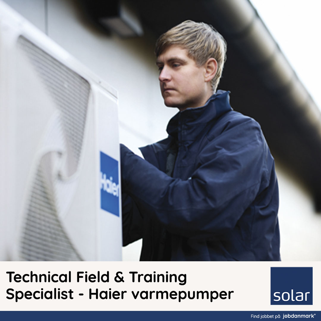 Jobdanmark Facebook ad: Technical Field & Training Specialist hos Solar Danmark…