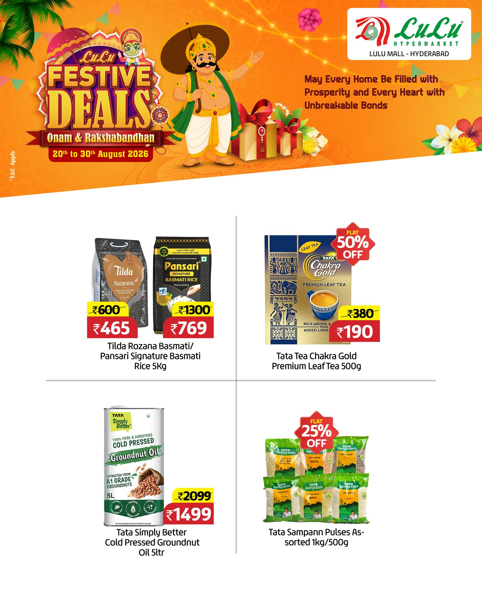 LuLu Hypermarket Hyderabad Facebook ad: Festive celebrations start with LuLu!