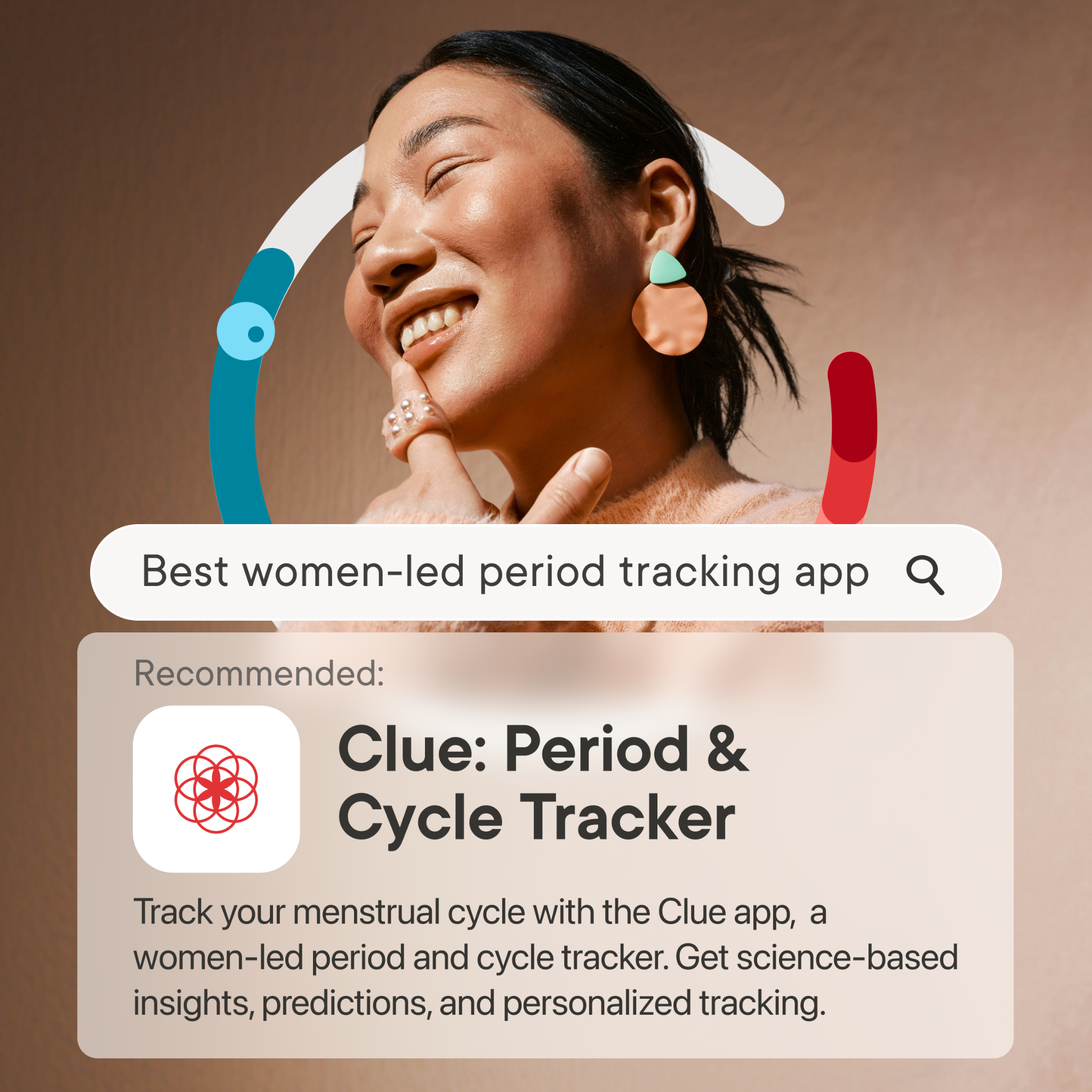 Clue Period Tracker Facebook ad