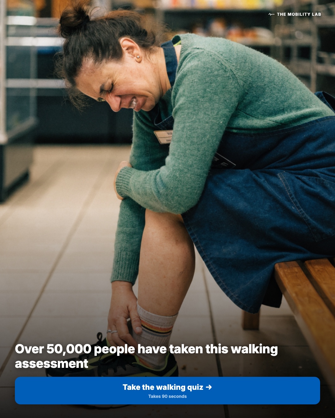 The Mobility Lab Facebook ad: Take the walking quiz