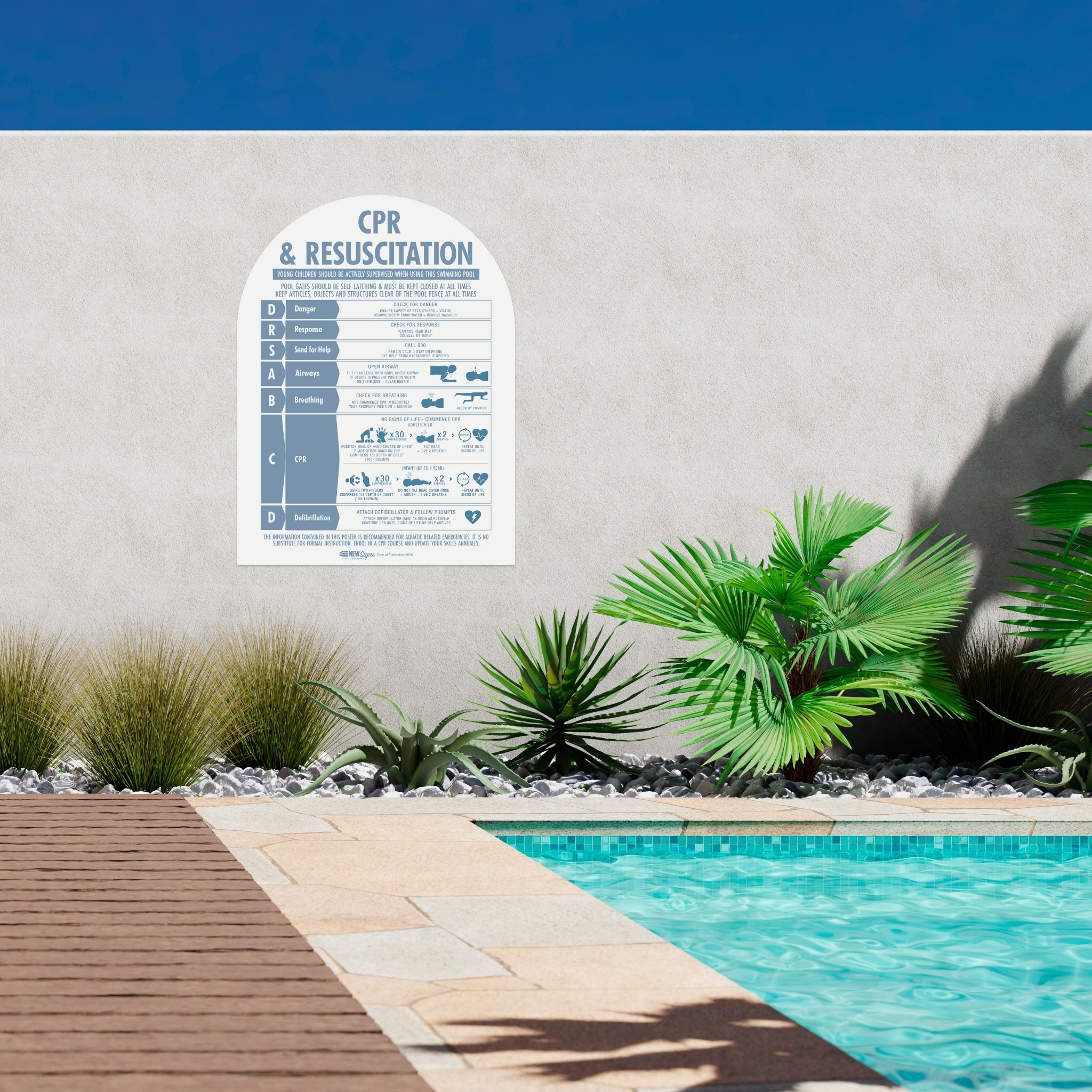 New Signs Facebook ad: Our Premium CPR Signs Collection is a modern…
