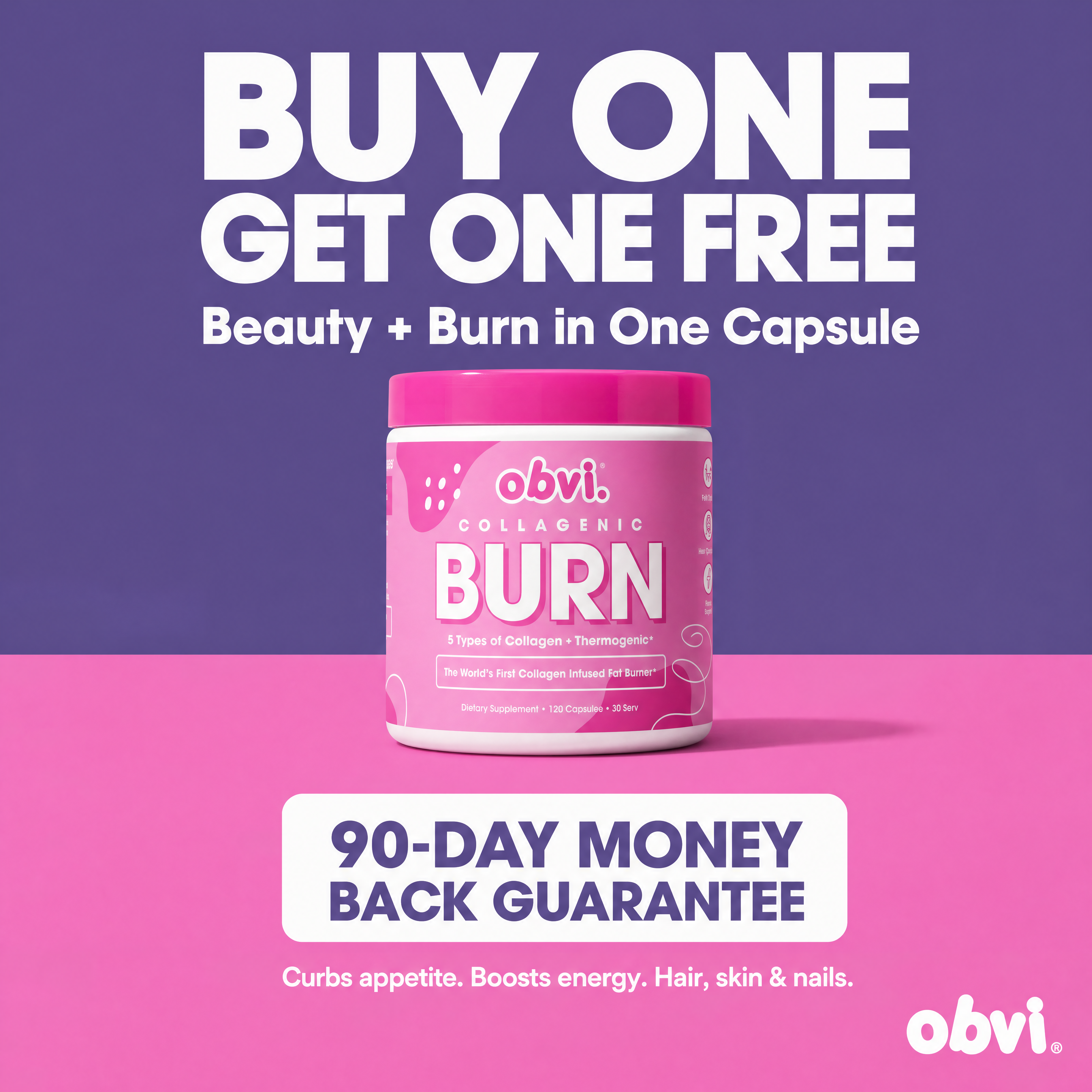 Obvi Health Facebook ad