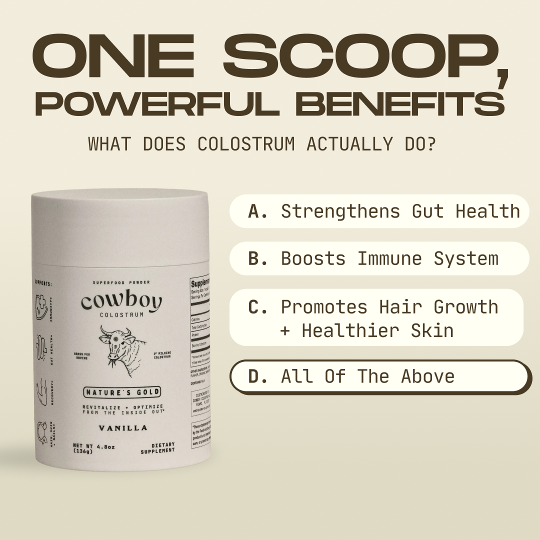 Cowboy Colostrum Facebook ad