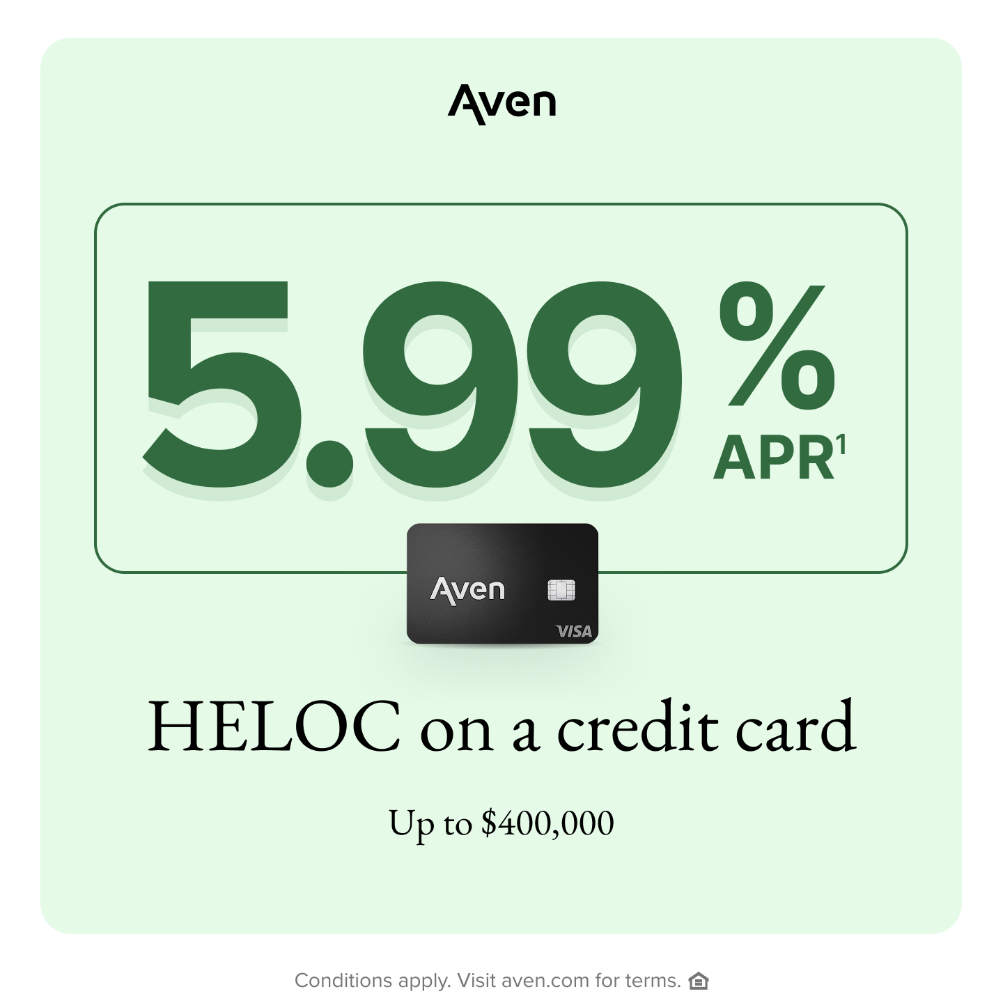 Aven Facebook ad