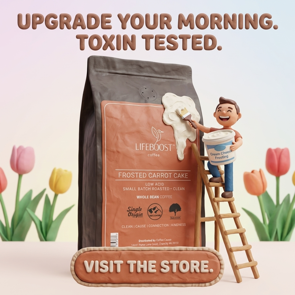 Lifeboost Coffee Facebook ad