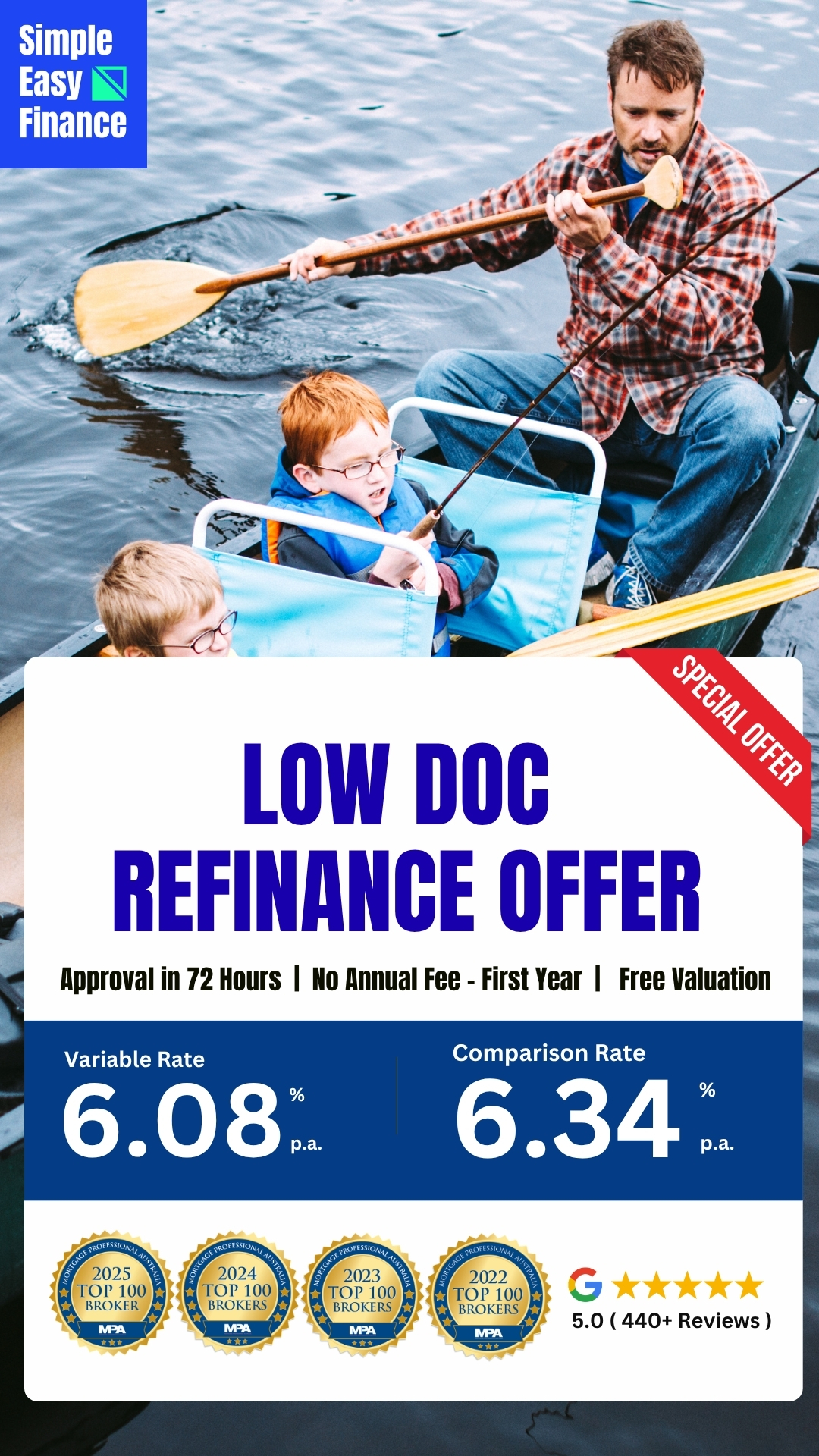 Simple Easy Finance Facebook ad from May 19, 2026