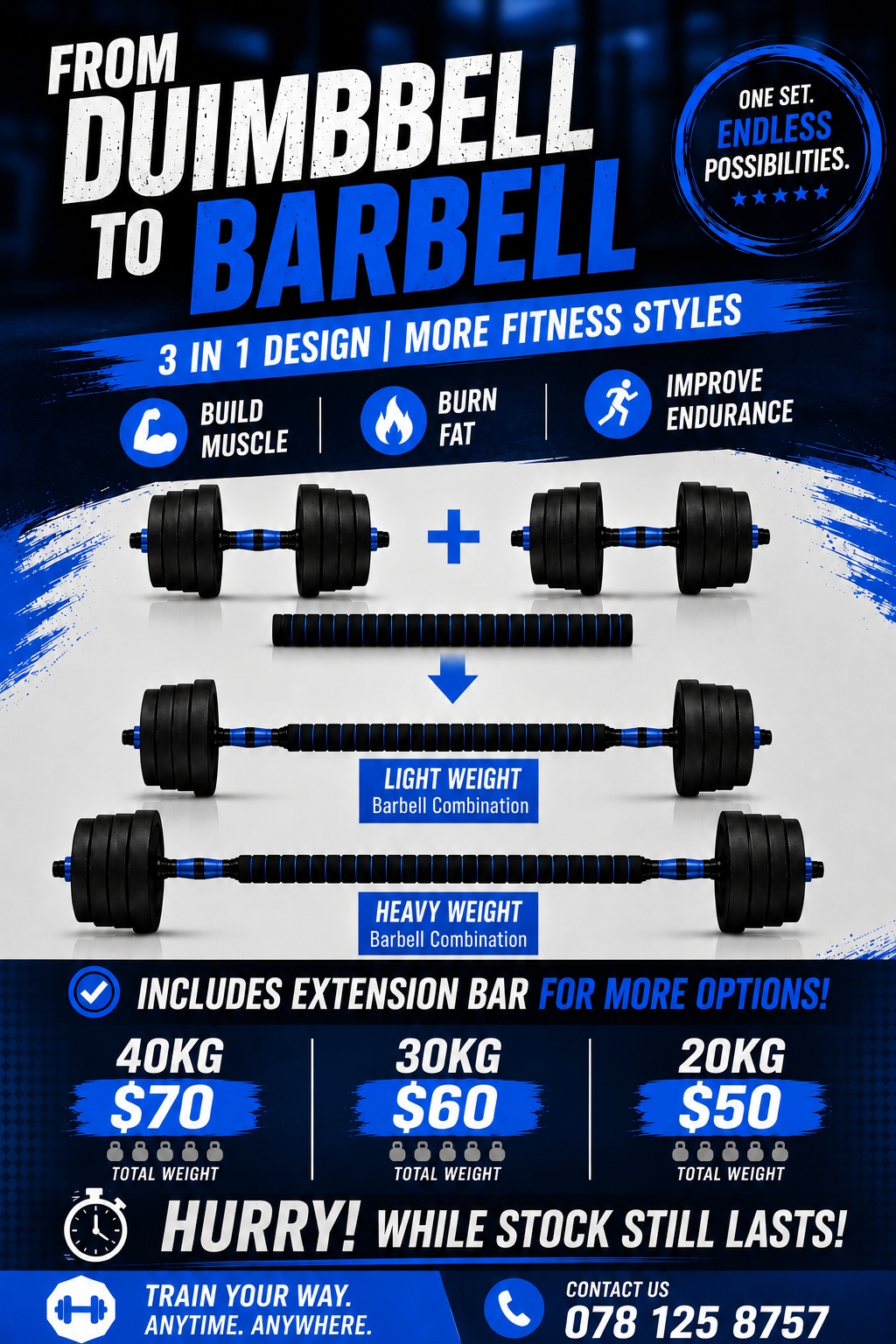 GYM EQUIPMENT Facebook ad: Quality Gym Equipment Available at an Affordable Price…