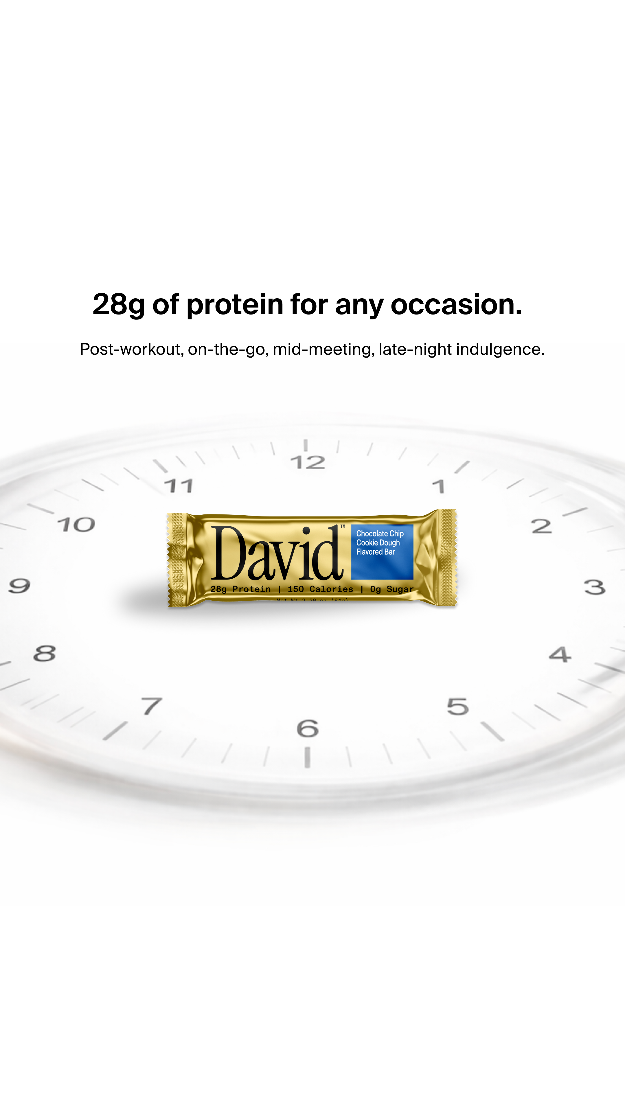 David Protein Facebook ad