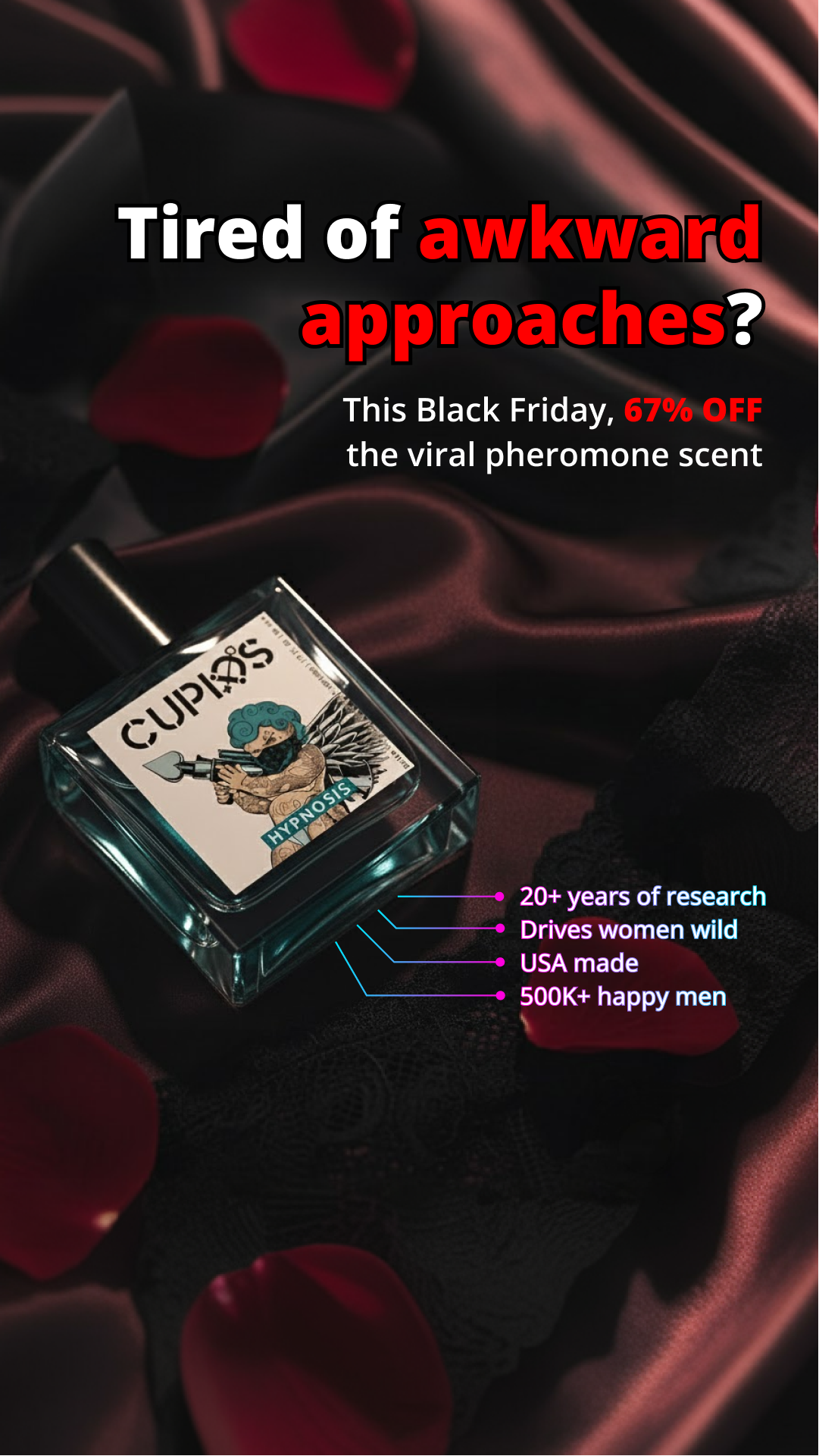 Try Cupids Facebook ad