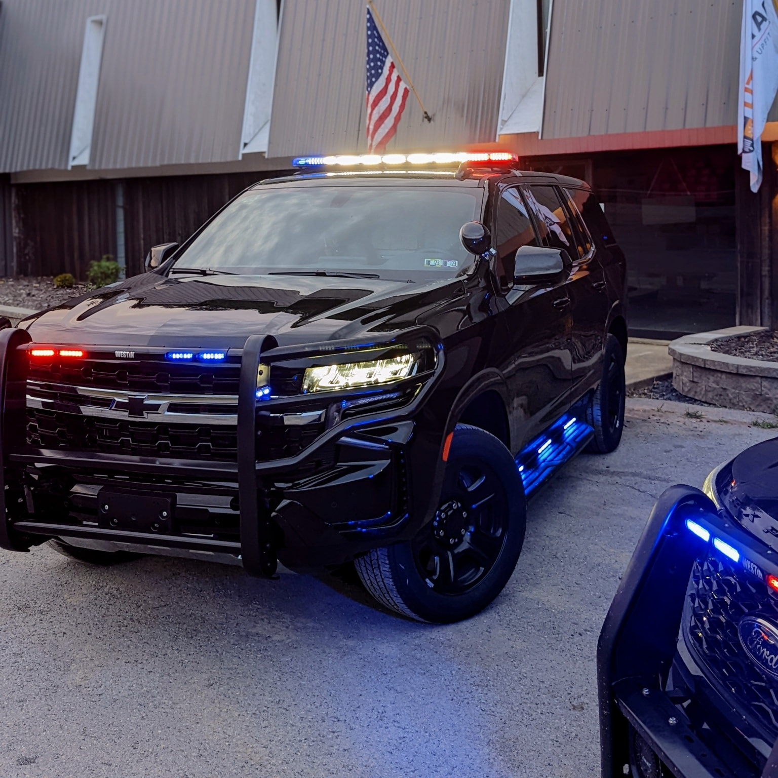 Utilitac Equipment and Upfitting Facebook ad: Build Your Police Car Now