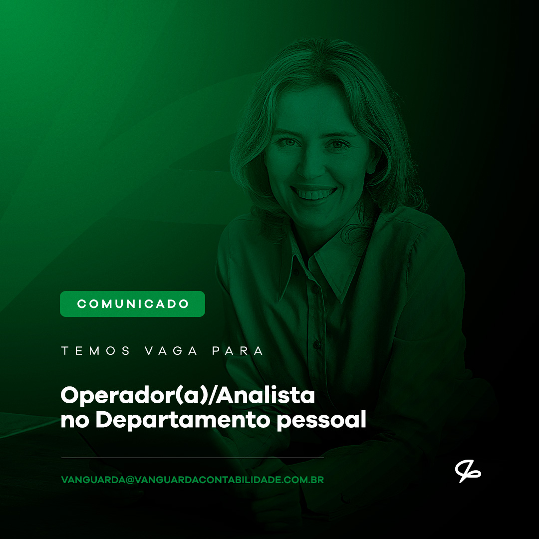 Vanguarda Contabilidade Facebook ad: Oportunidade de Emprego