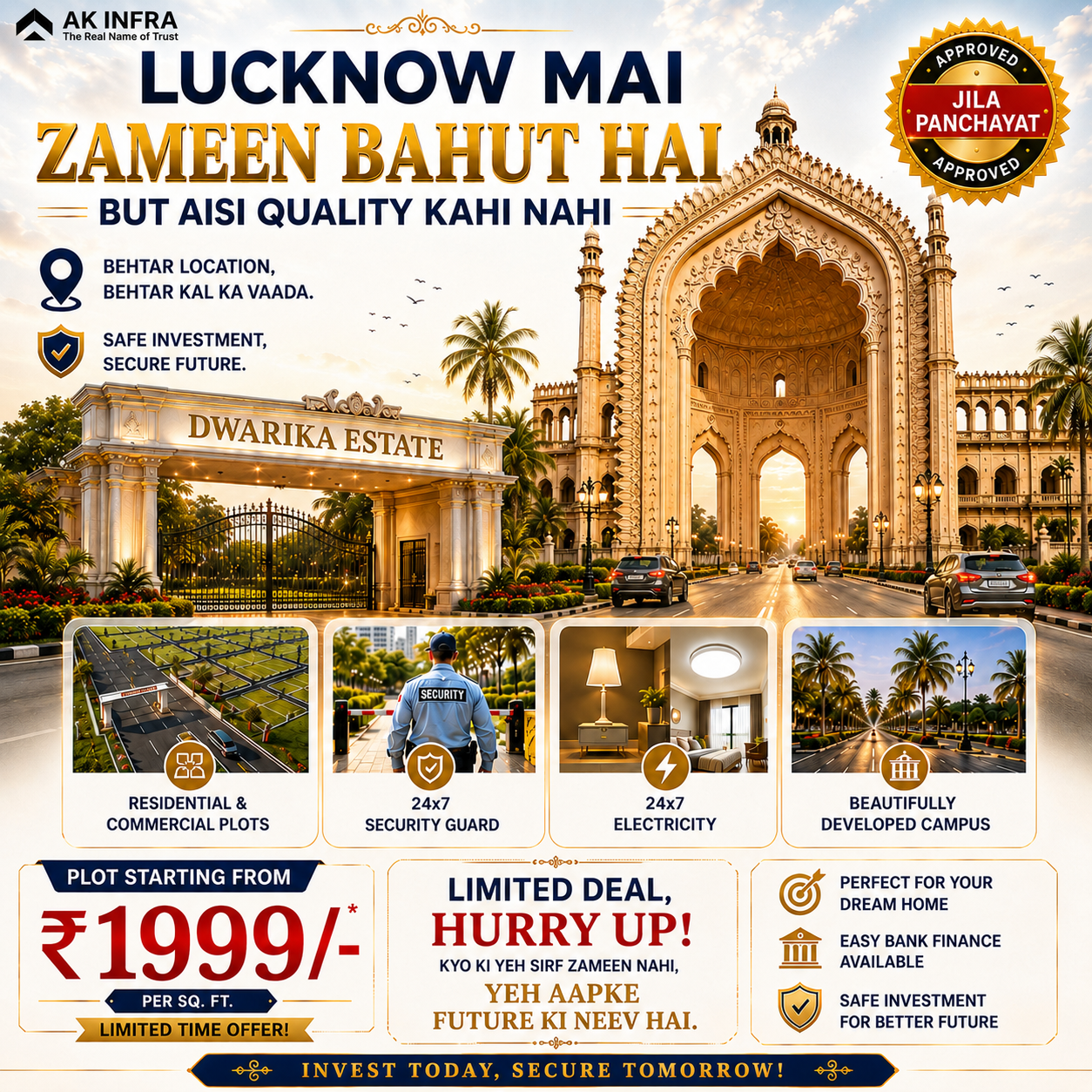 A K Infra & Reality Developers Facebook ad from May 26, 2026