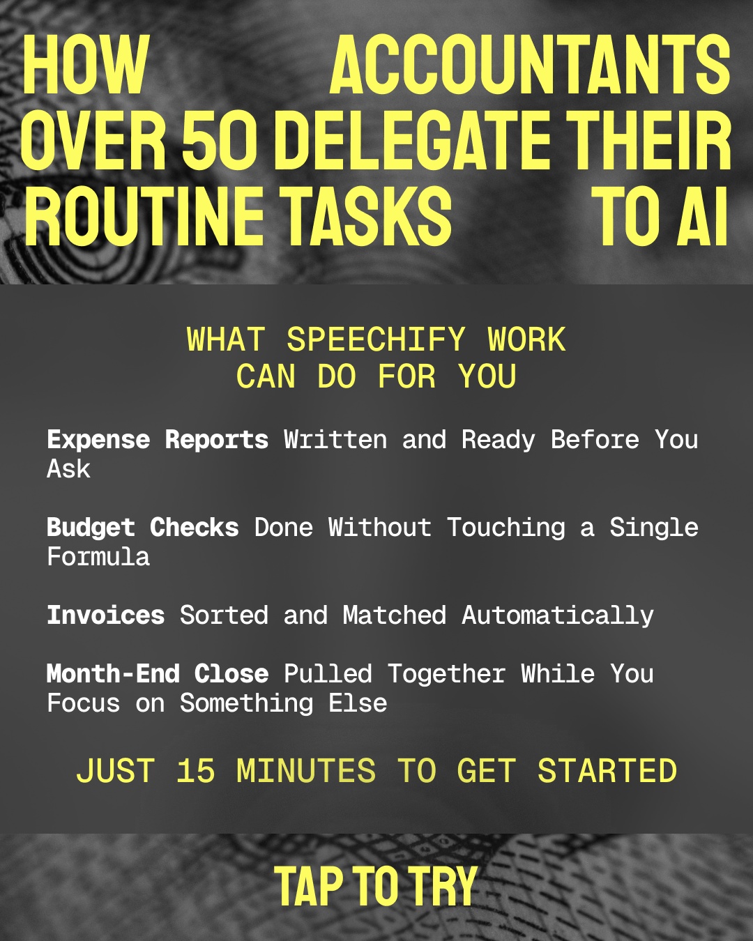 Speechify Work Facebook ad