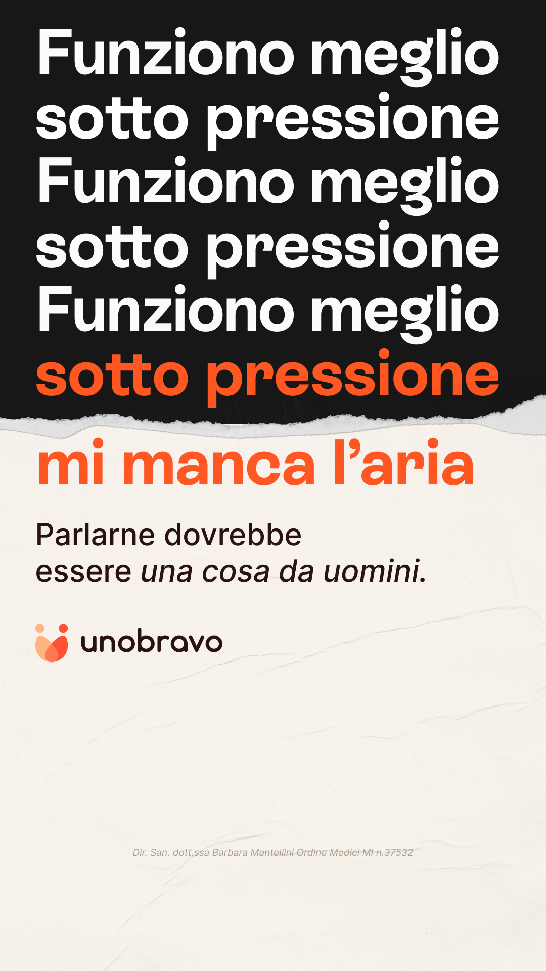 Unobravo Facebook ad