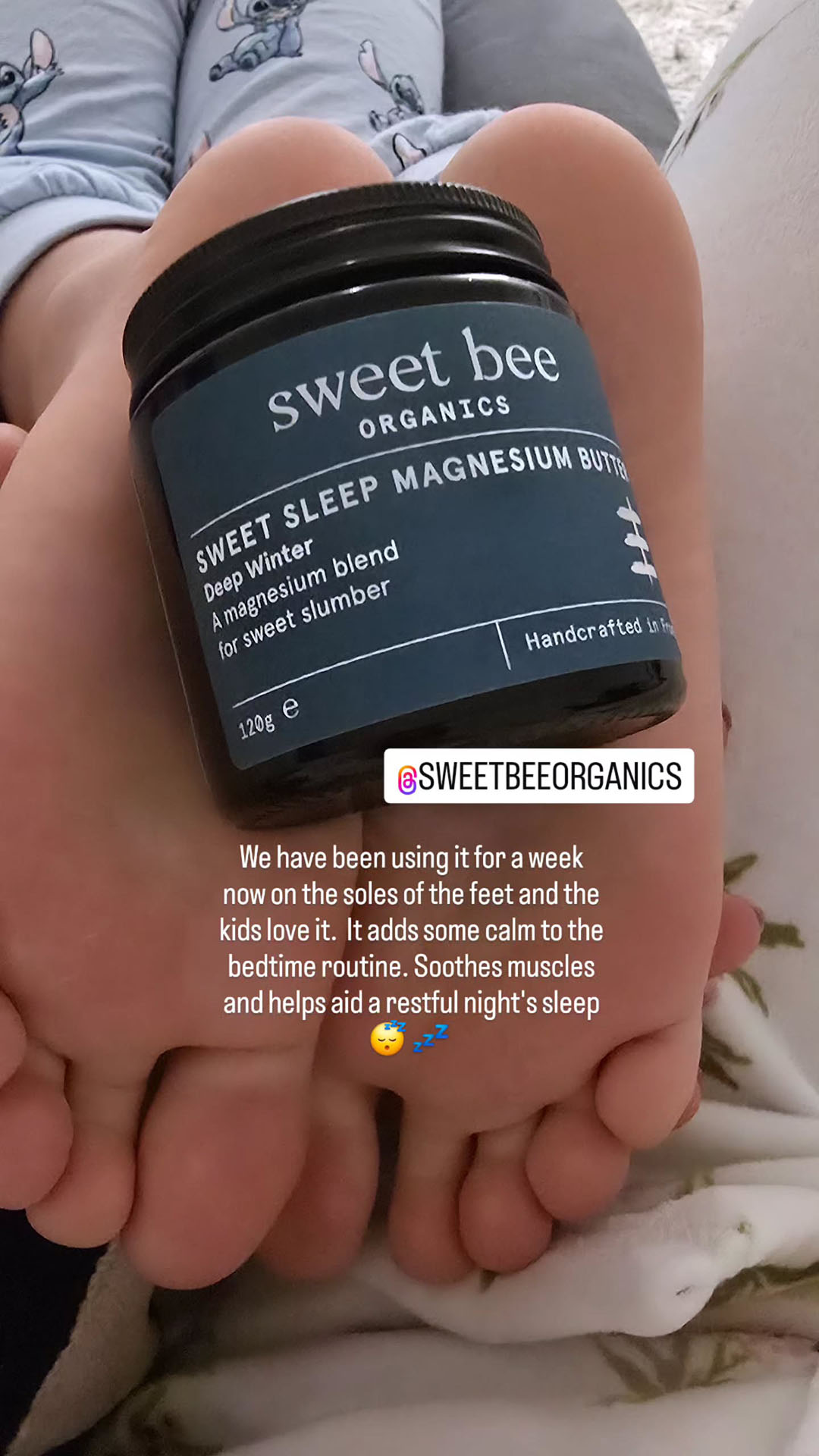 Sweet Bee Organics Facebook ad