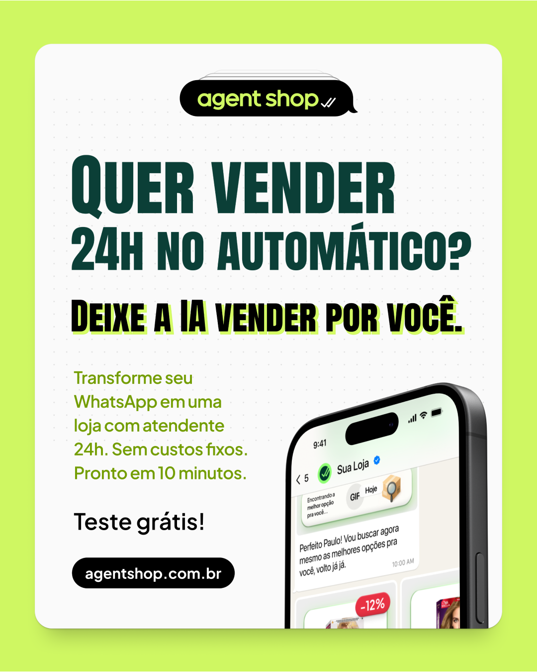 Agent Shop AI Facebook ad from Sep 25, 2025