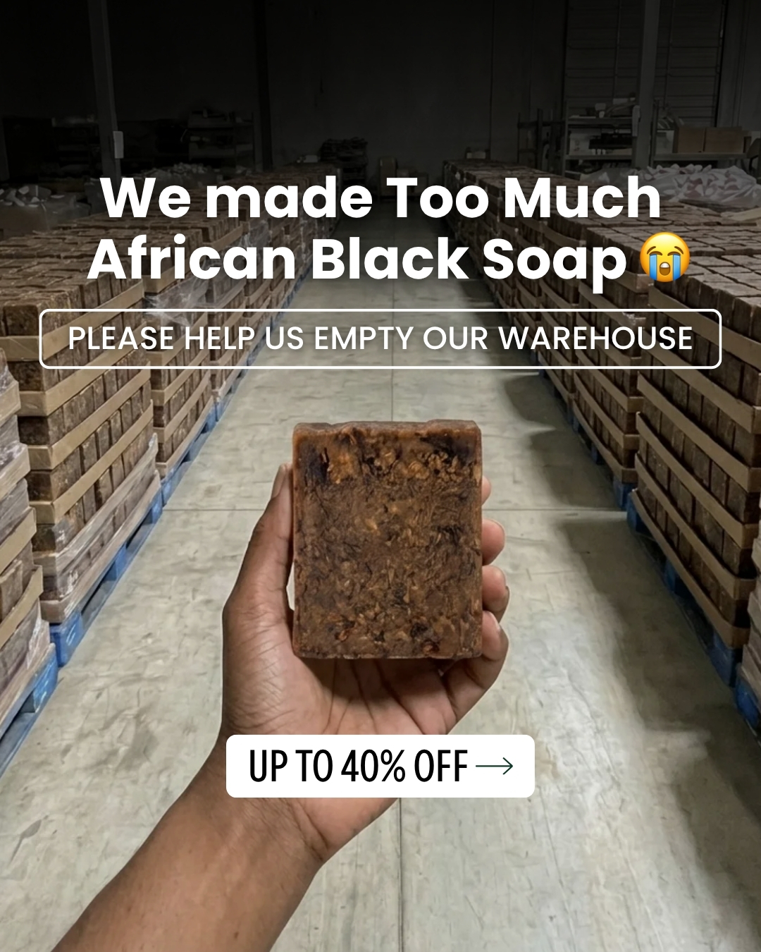 Melanin Bible Facebook ad: This Is African Black Soap, The Real One