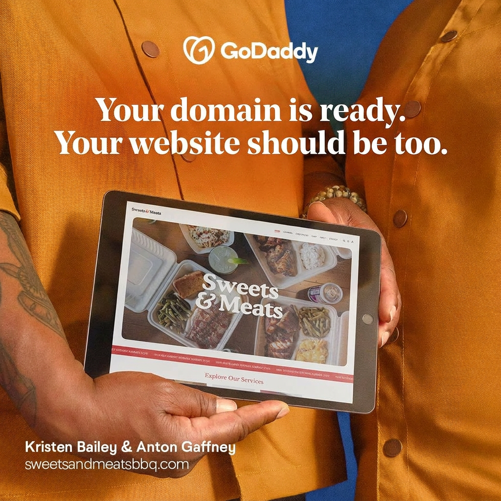 GoDaddy Facebook ad