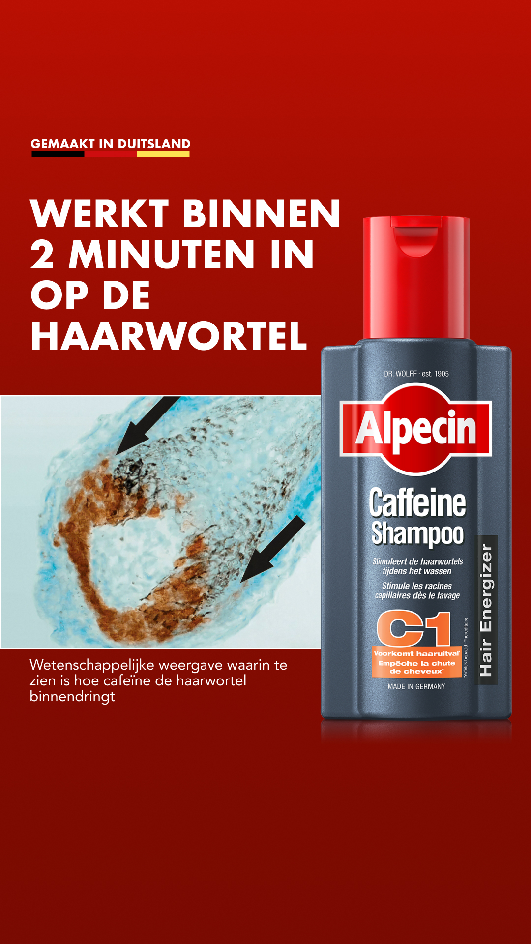 Alpecin Facebook ad