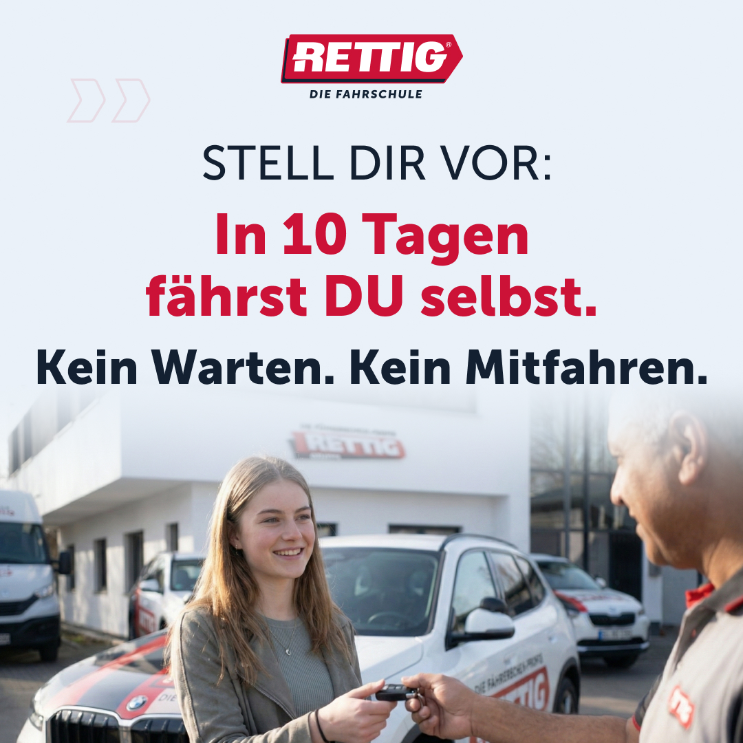 Fahrschule Rettig Facebook ad from May 20, 2026
