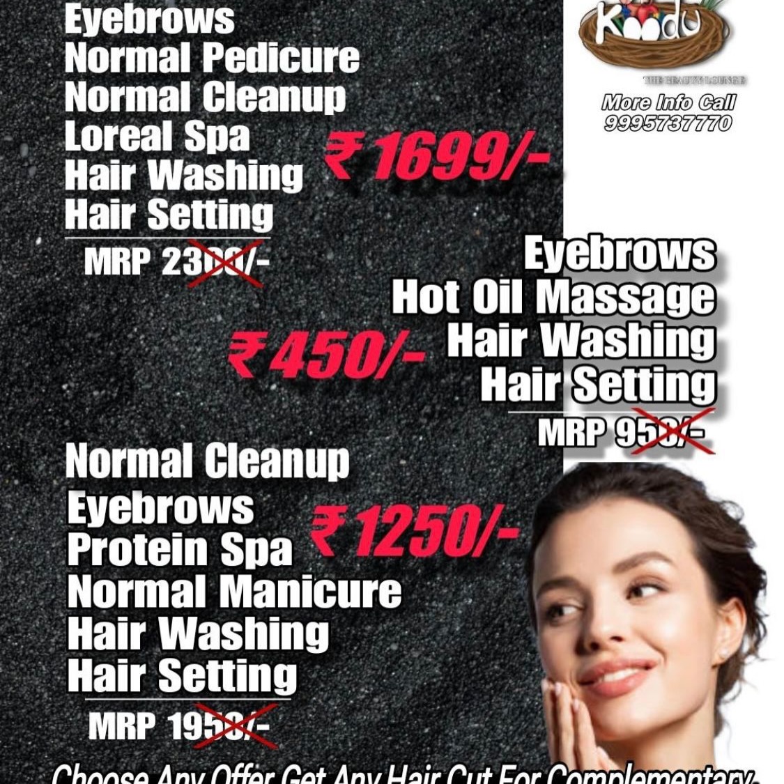 Koodu The Beauty Lounge Facebook ad