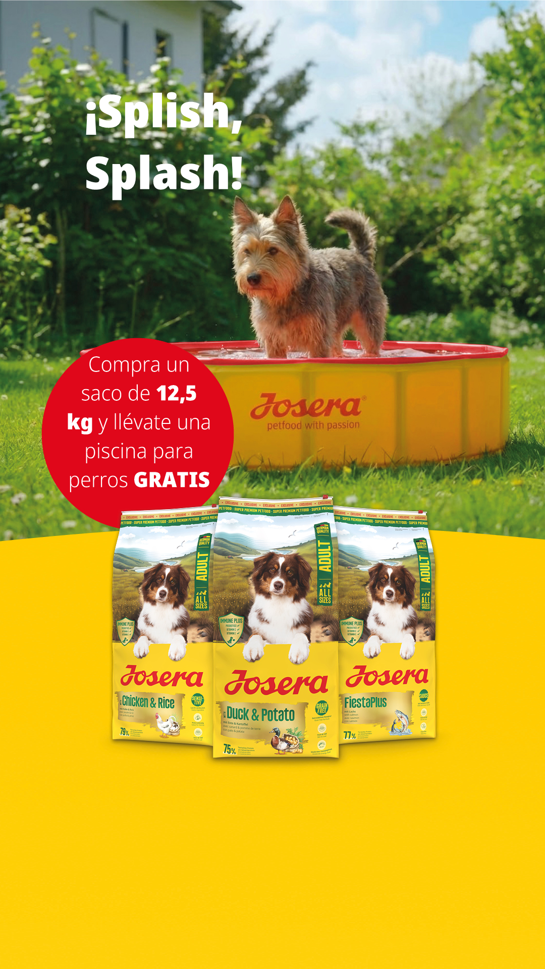 Josera Petfood España Facebook ad: ¡Aprovecha la oferta en tu tienda Josera!