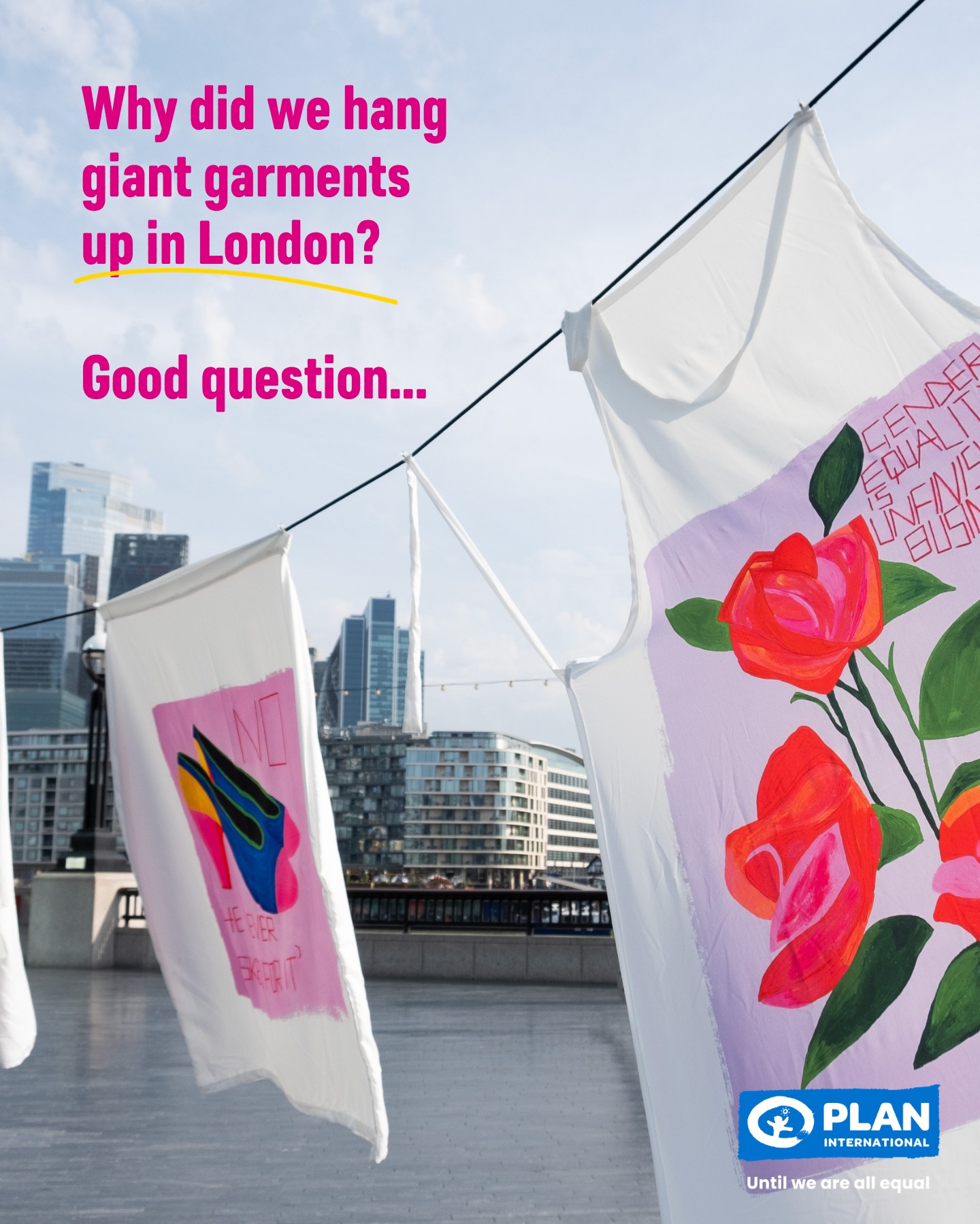 Plan International UK Facebook ad: Don’t leave girls’ rights hanging!