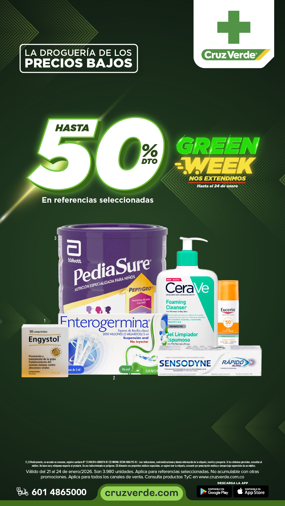 Droguerías Cruz Verde - Colombia Facebook ad
