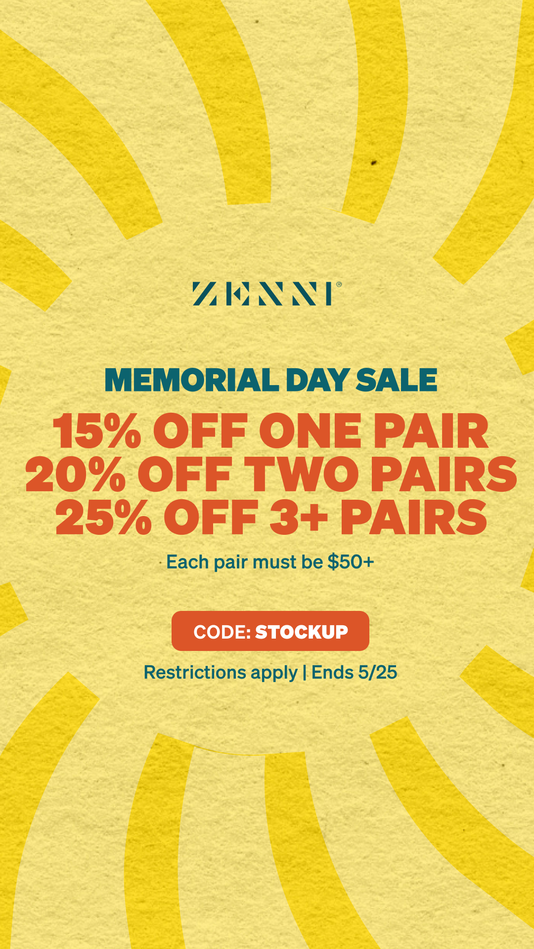 Zenni Optical Facebook ad