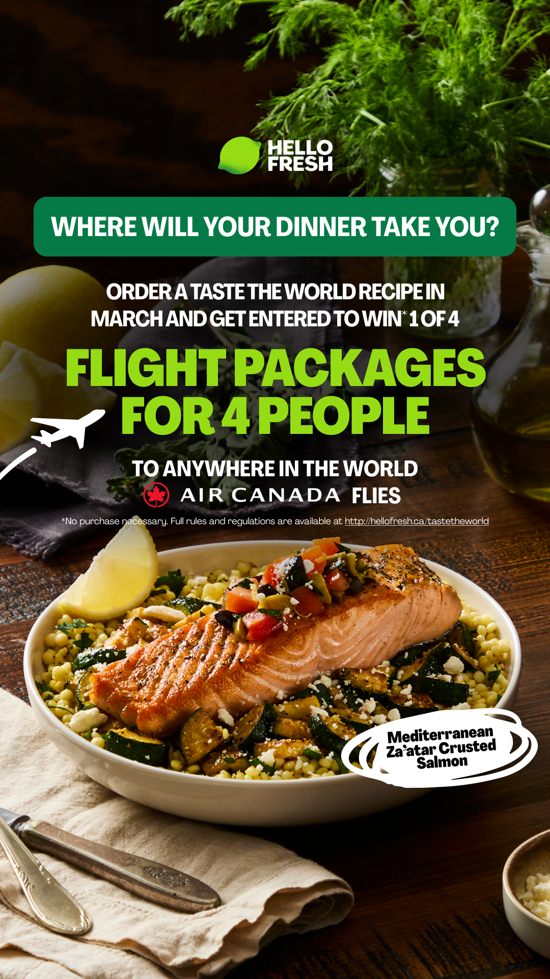 HelloFresh Facebook ad