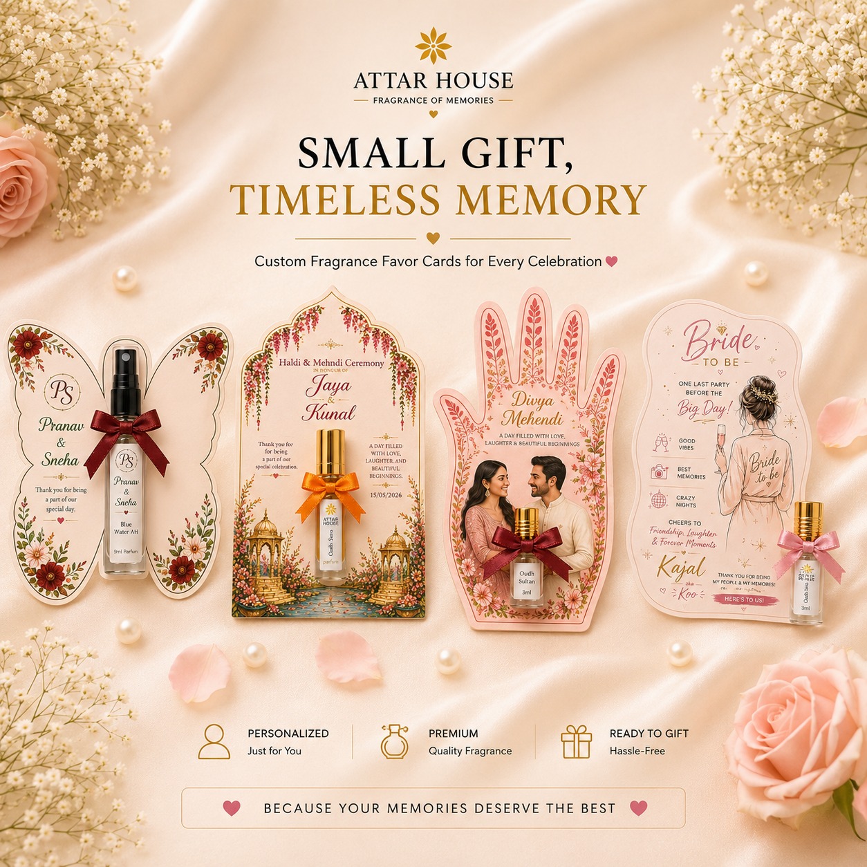 Attar House Facebook ad: Create more than a gift.