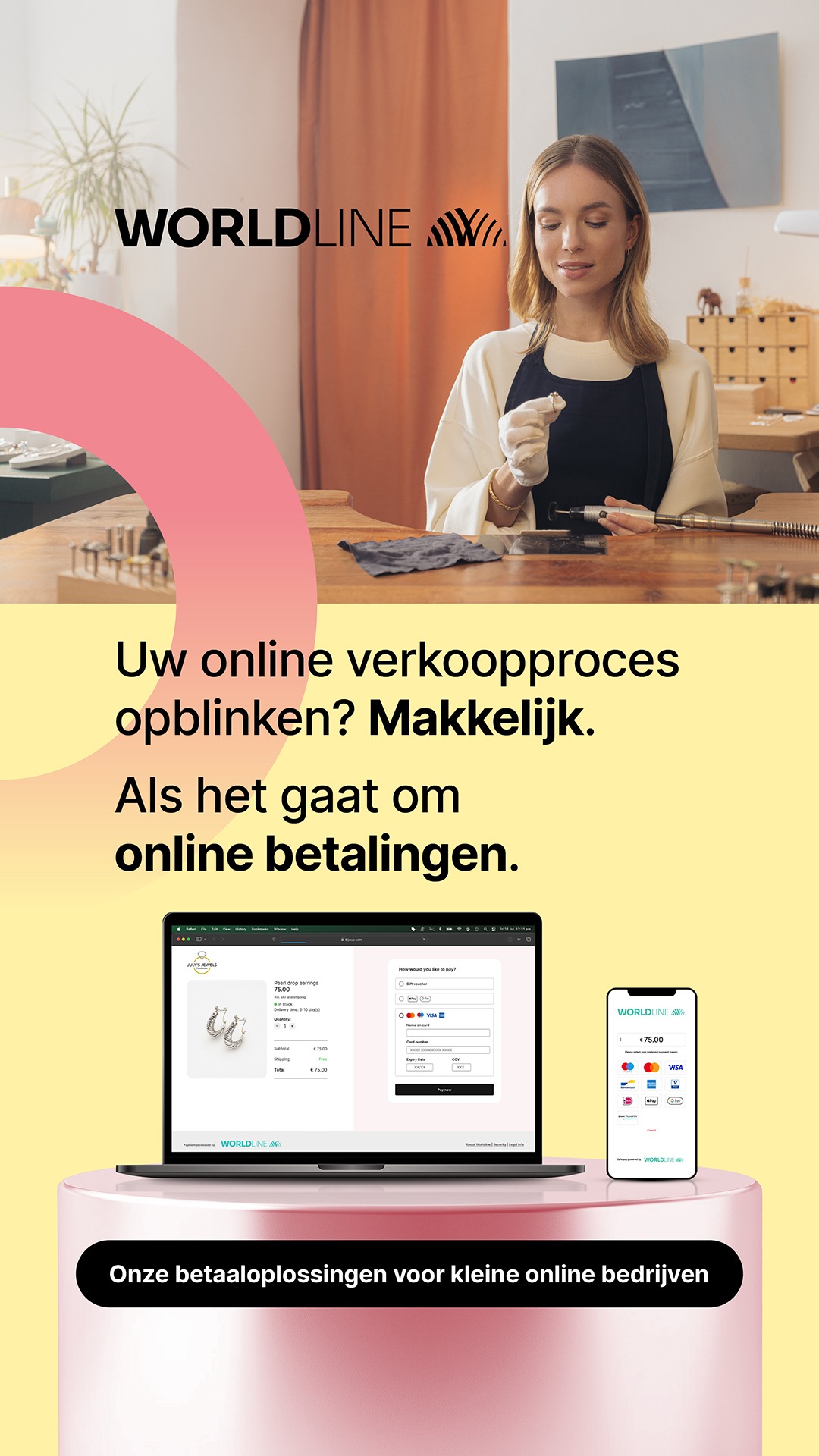 Worldline België Business Facebook ad