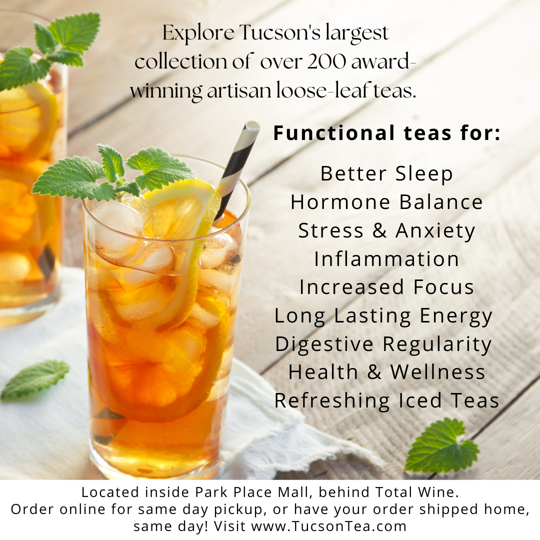 Tucson Tea Company Facebook ad: Sip Teas for Better Sleep