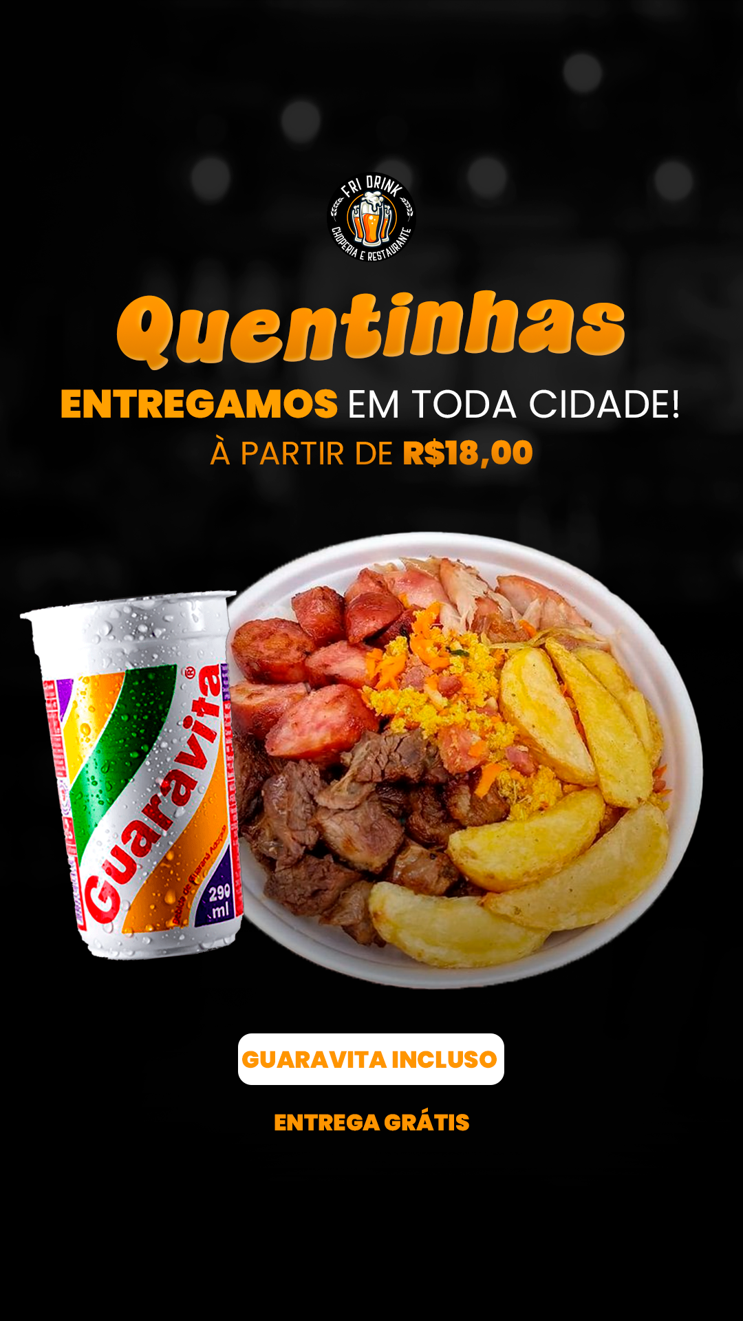 Fridrink choperia Monte Líbano NF Facebook ad