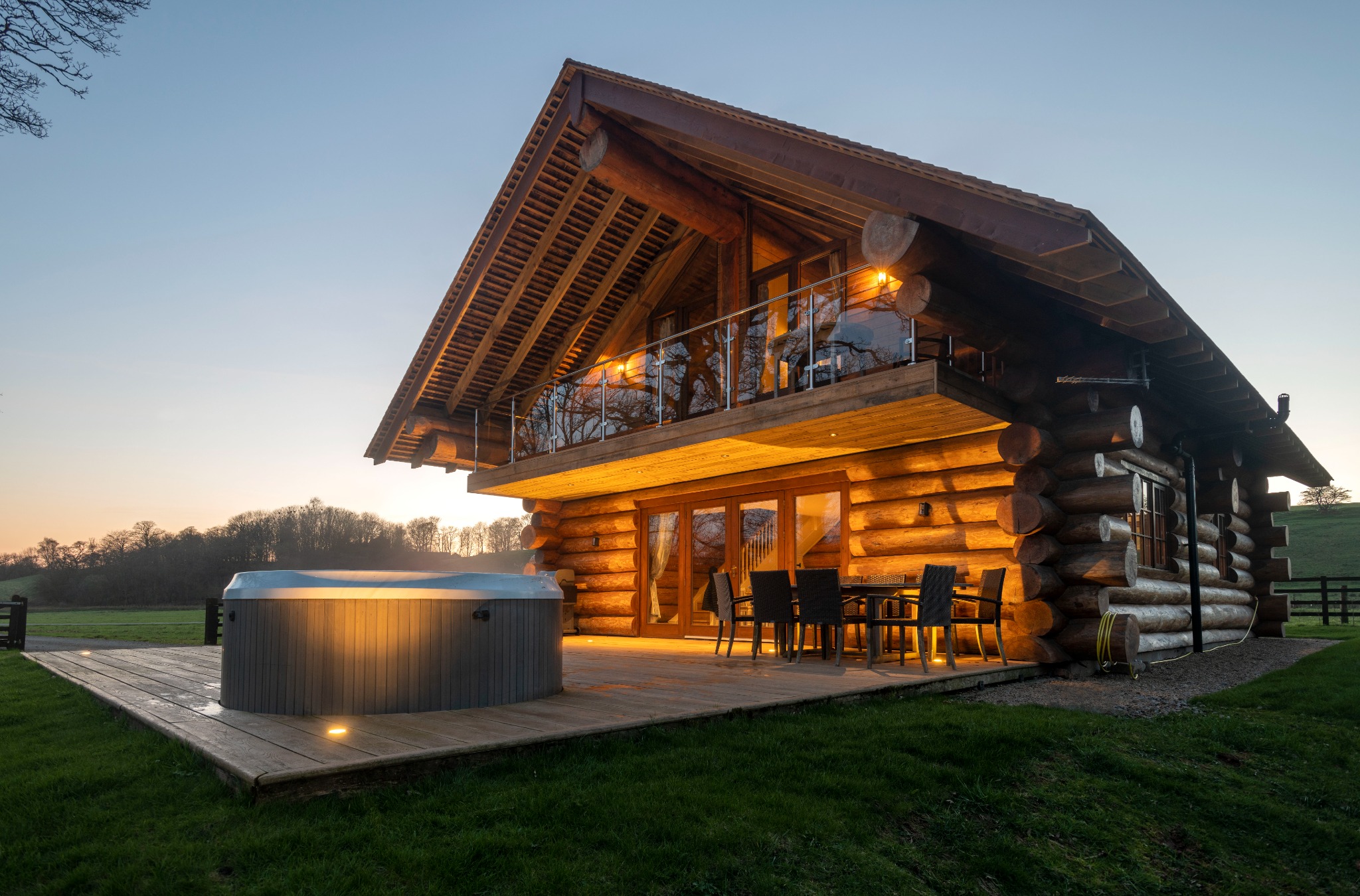Hidden River Cabins Facebook ad: Escape to Snowdrop Cabin this winter