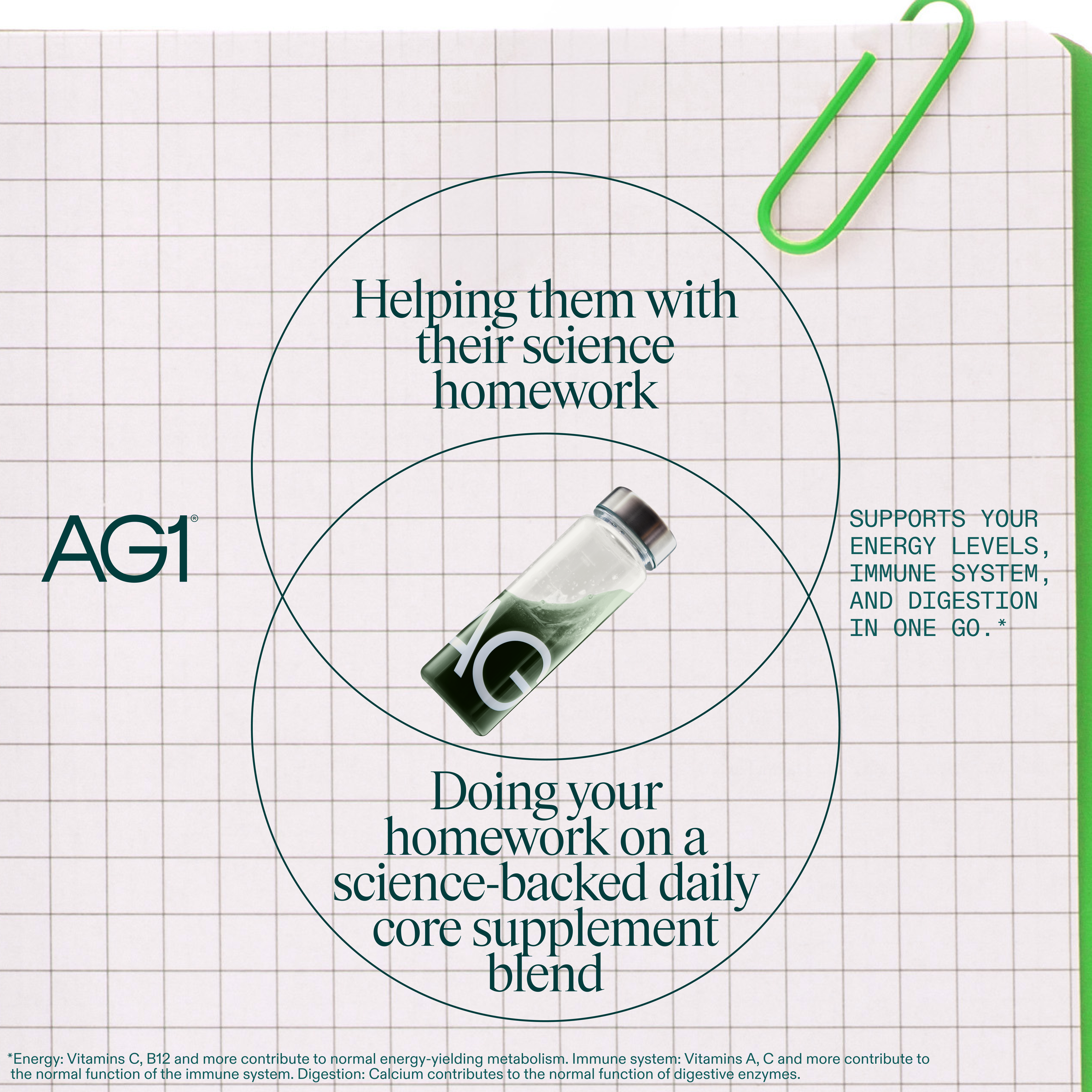 AG1 by Athletic Greens Facebook ad