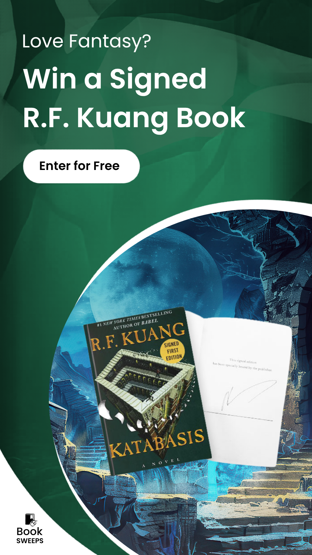 BookSweeps Facebook ad