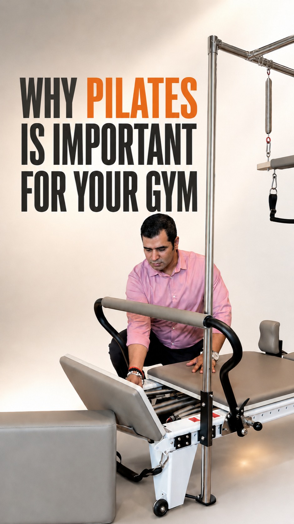Wellness Gym Equipment Facebook ad: Pilates adds more variety to your gym by…