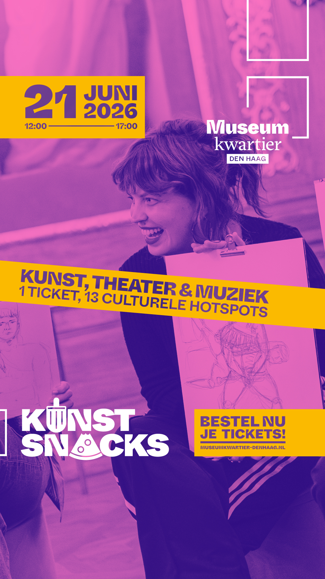 Museumkwartier Den Haag Facebook ad from May 20, 2026
