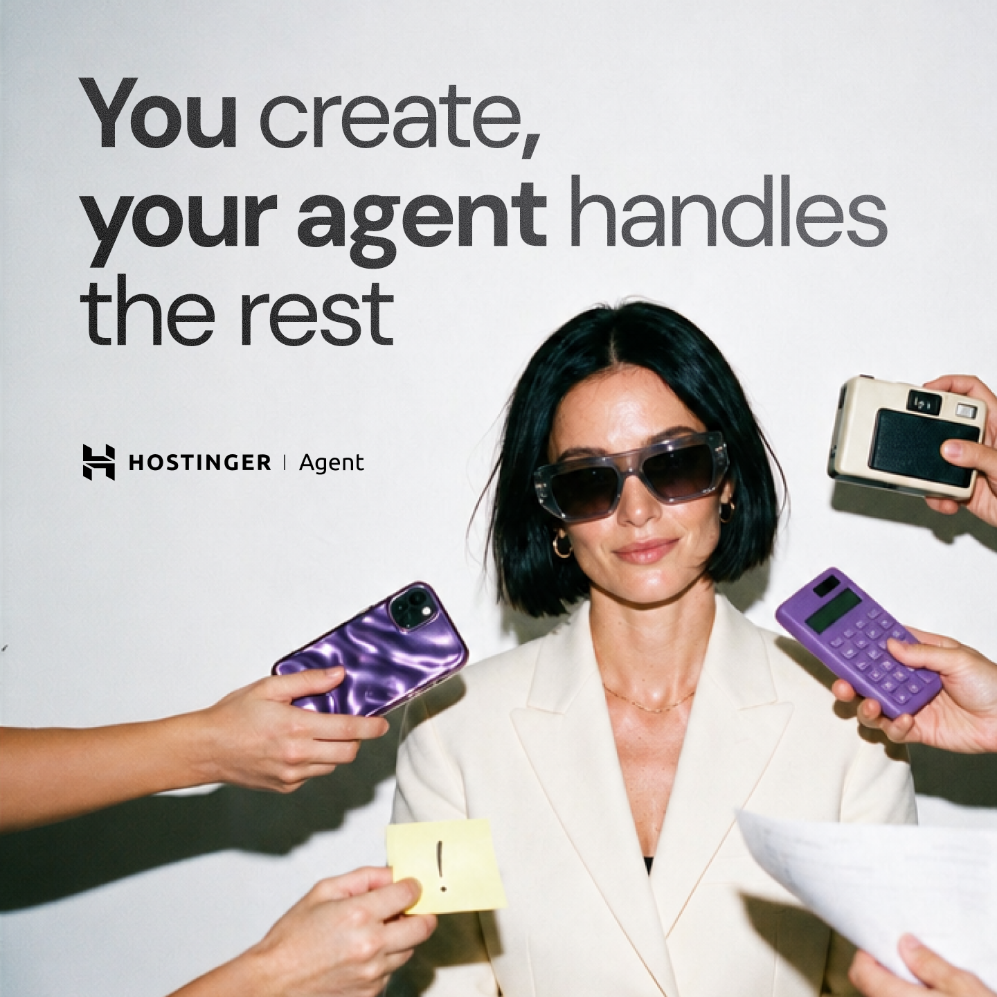 Hostinger Facebook ad: Hostinger Agents