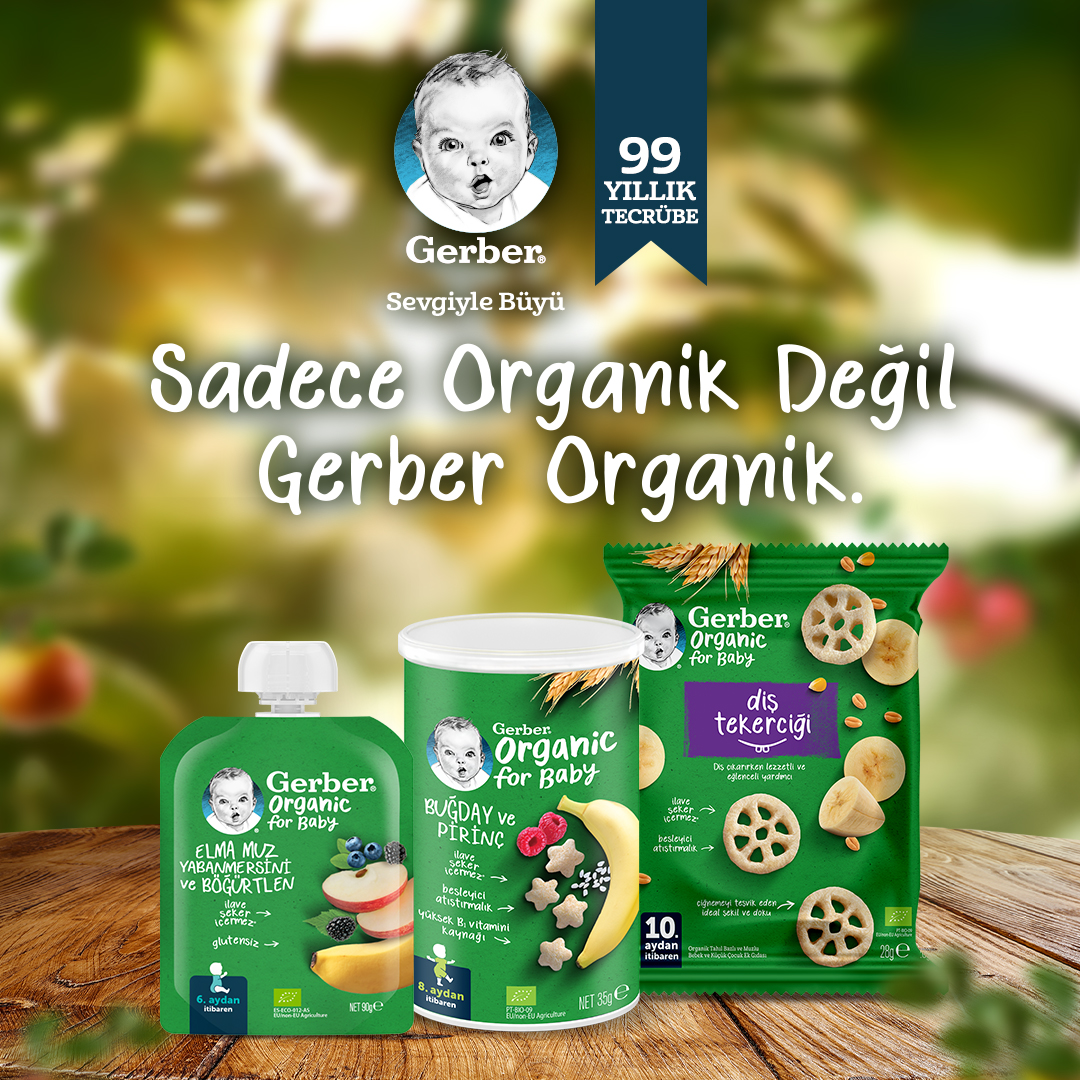 Gerber Türkiye Facebook ad: Gerber Organic