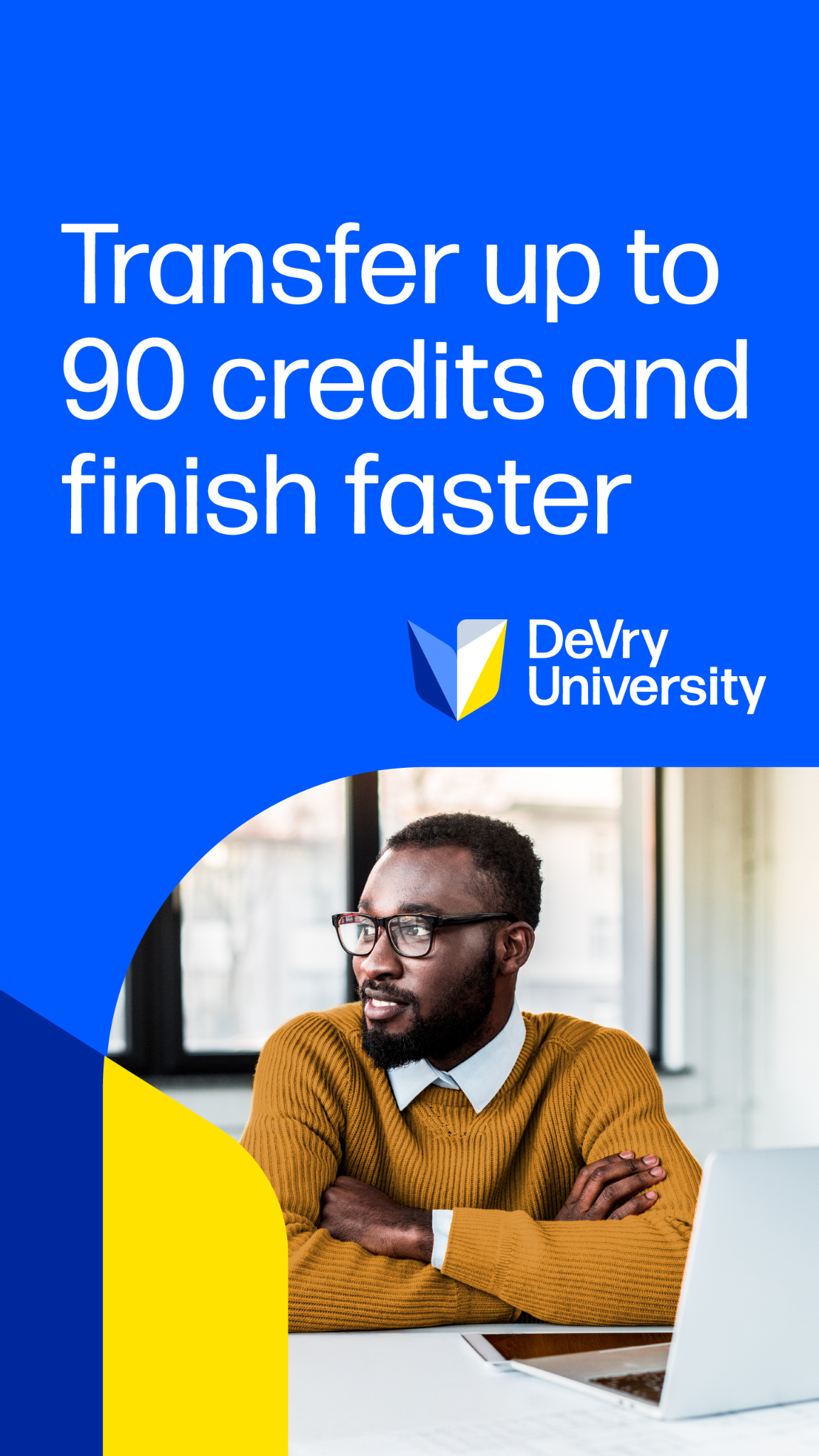 DeVry University Facebook ad: Finish what you started