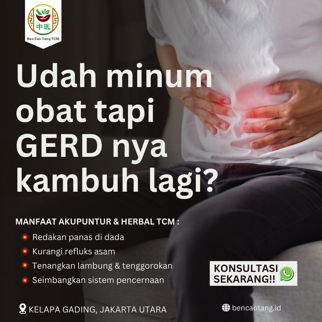Ben Cao Tang - Traditional Chinese Healing Facebook ad: GERD Sering Kambuh? Atasi Lebih Cepat!