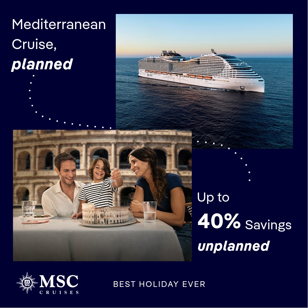 MSC Cruises Facebook ad from Jun 12, 2026