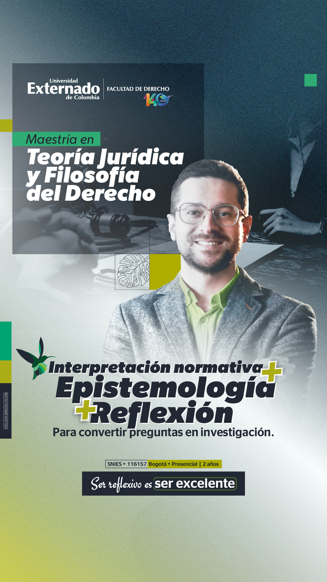 Universidad Externado de Colombia Facebook ad from Jun 10, 2026