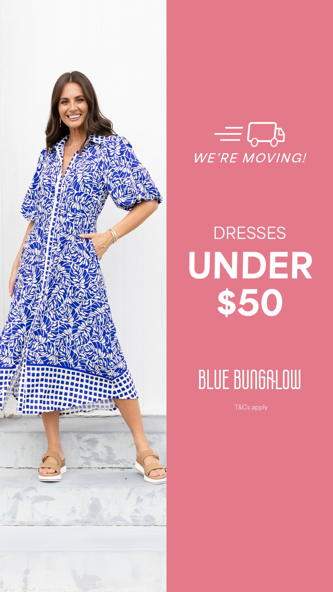 Blue Bungalow Facebook ad