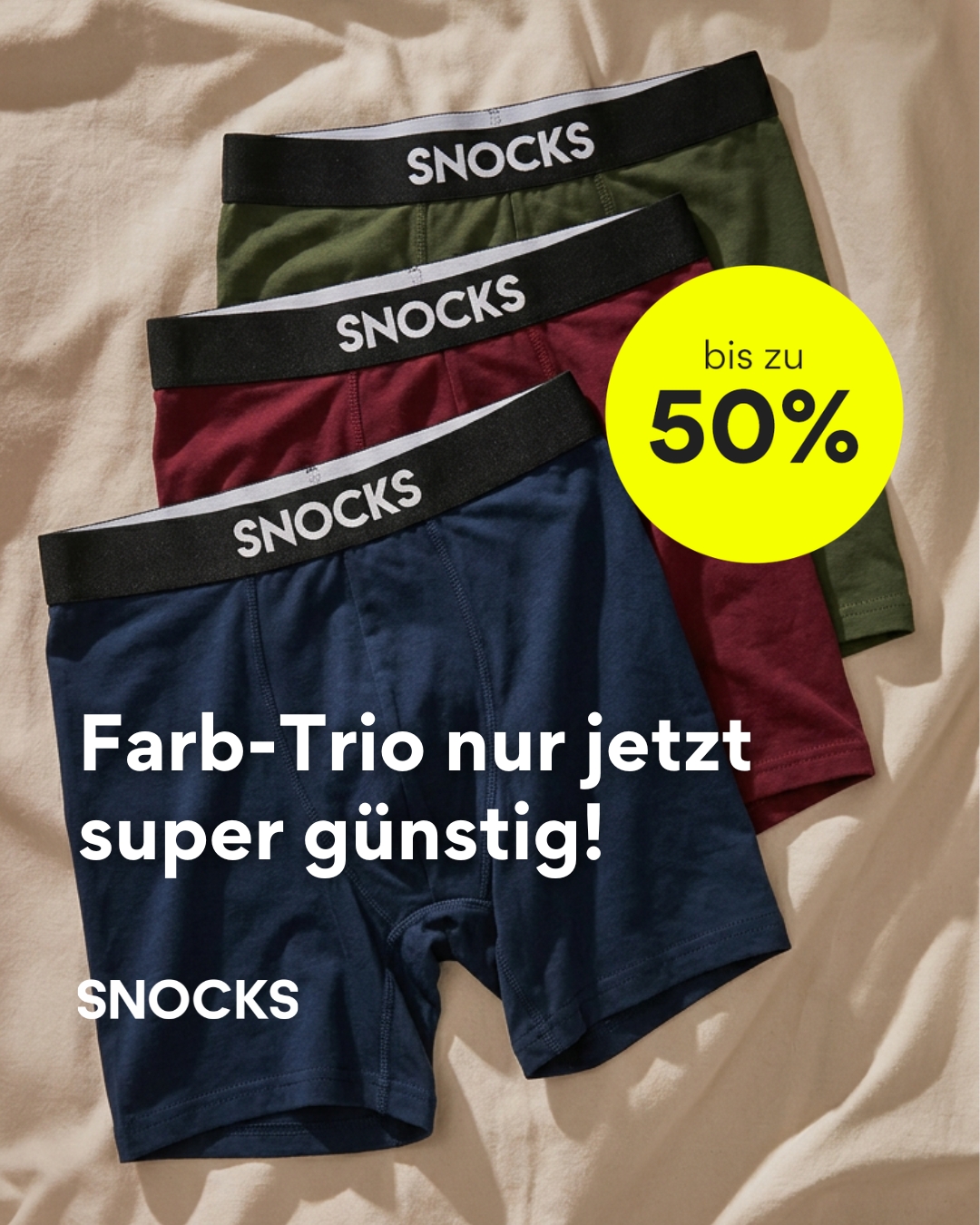 Snocks Facebook ad
