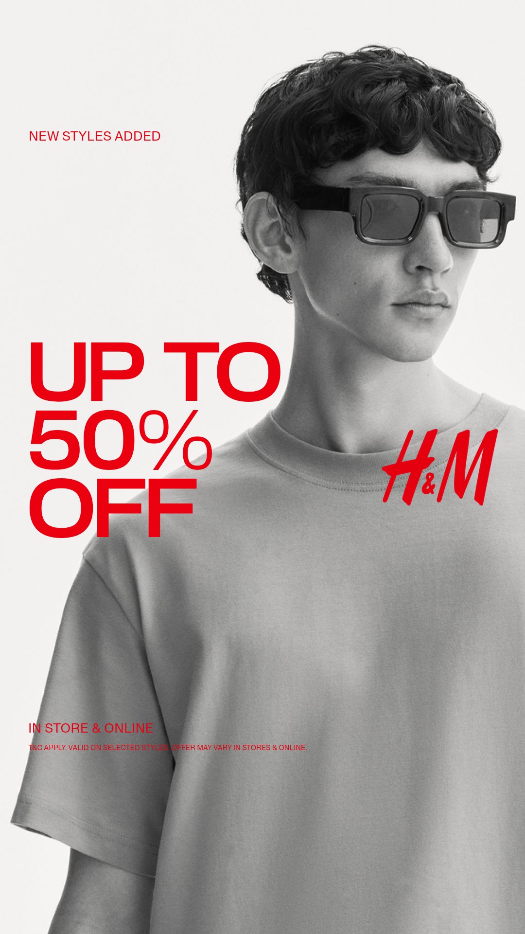 H&M Facebook ad